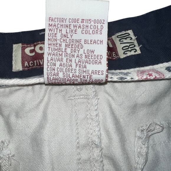 Coliseum Cargo Pants Men's Khaki 38X30 Streetwear Skater Vintage Y2K Wide Leg - Picture 6 of 9